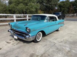 1957 Chevrolet Bel Air Turquoise Convertible