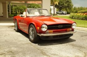 1969 Triumph TR6 Red