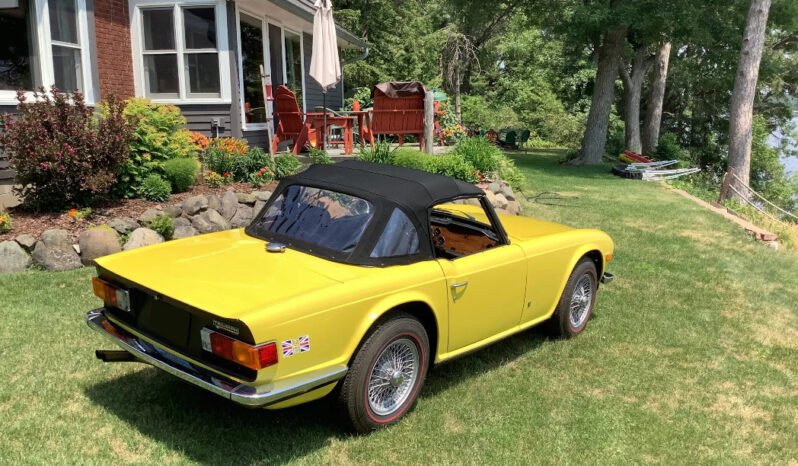 
								1974 Triumph TR6 Yellow full									