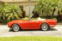 1969 Triumph TR6 Red