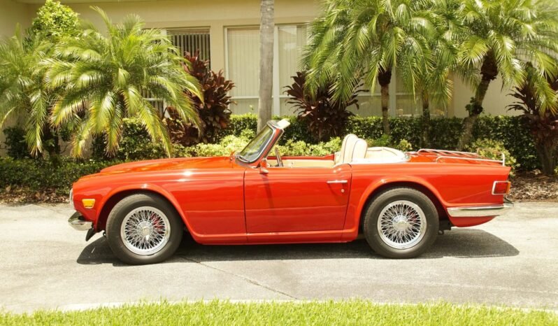 
								1969 Triumph TR6 Red full									