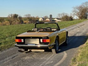 1972 Triumph TR6 Yellow
