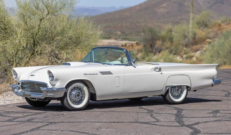 
								1957 Ford Thunderbird White full									