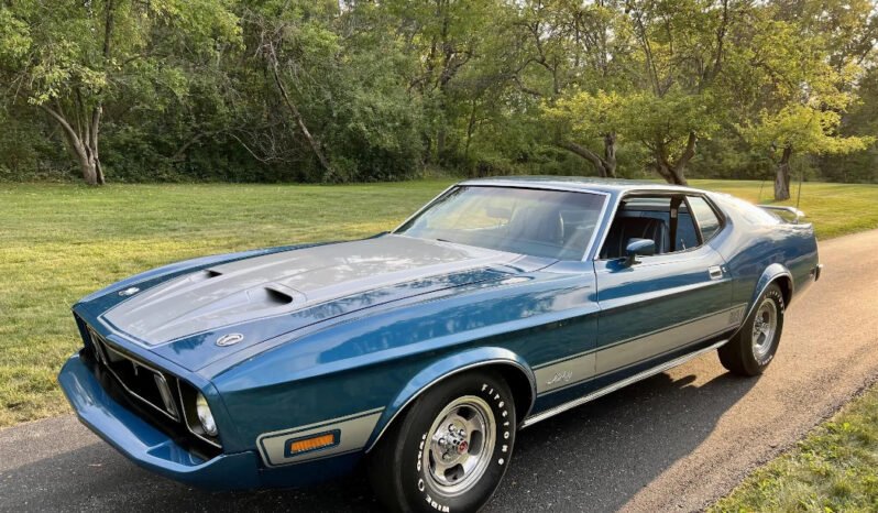 
								1973 Ford Mustang Mach 1 Blue full									