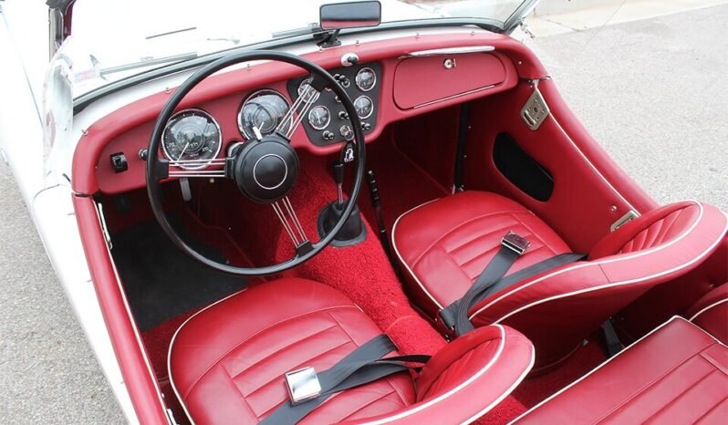 
								1960 Triumph TR3A White full									