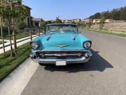 1957 Chevrolet Bel Air Turquoise Convertible