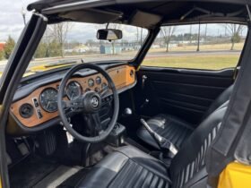 1972 Triumph TR6 Yellow