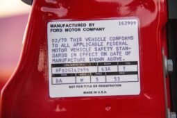 1970 Ford Mustang Boss 302 Fastback 4-Speed