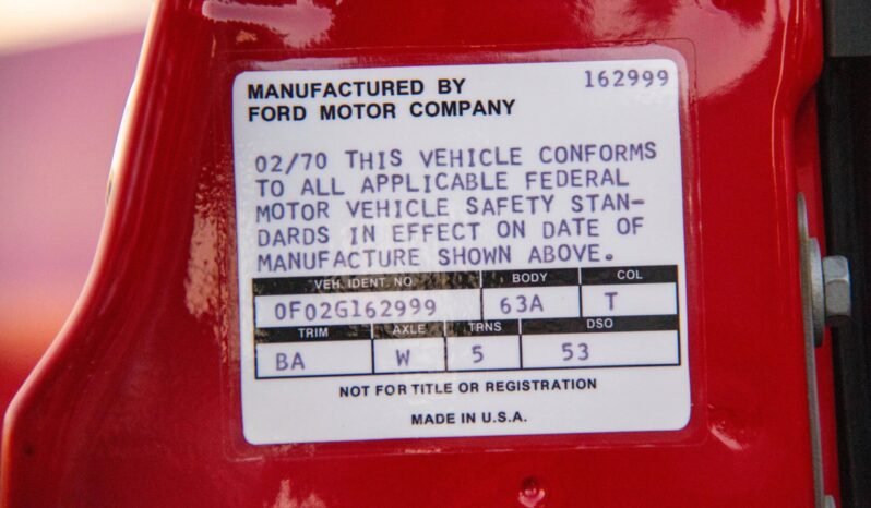 
								1970 Ford Mustang Boss 302 Fastback 4-Speed full									