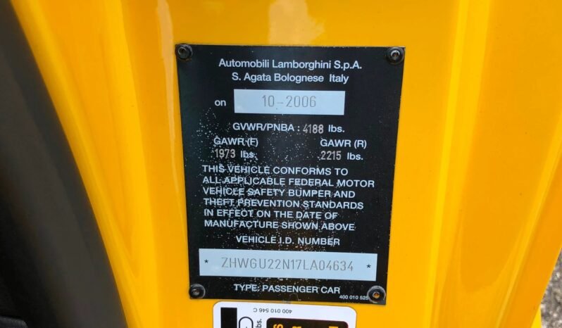 
								2007 Lamborghini Gallardo full									