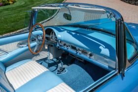 1957 Ford Thunderbird Metallic Blue