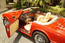 1969 Triumph TR6 Red