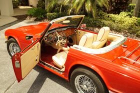 1969 Triumph TR6 Red