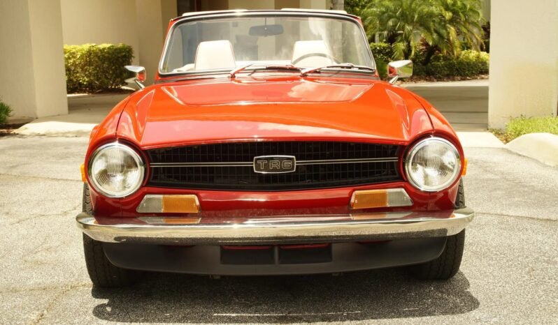 
								1969 Triumph TR6 Red full									