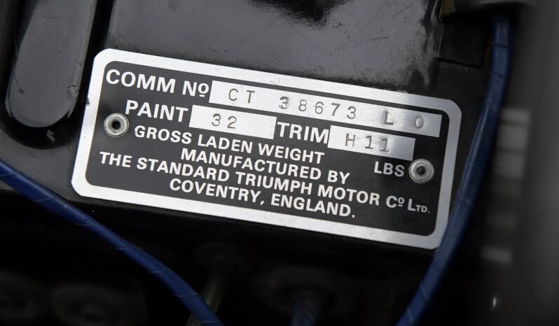 
								1964 Triumph TR4 Black full									