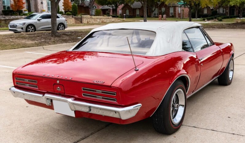 
								1967 Pontiac Firebird 400 V8 Red full									
