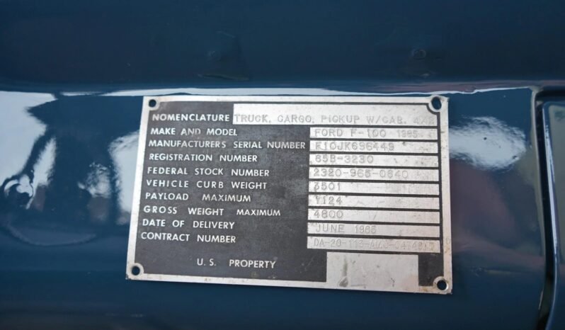 
								1965 Ford F-100 Pickup Truck full									