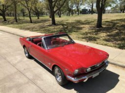 1966 Ford Mustang Convertible Red