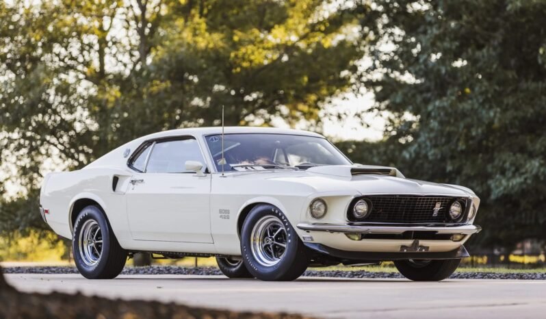 
								1969 Ford Mustang Boss 429 Wimbledon White full									