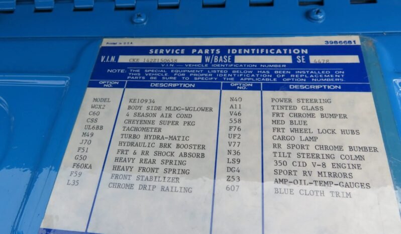 
								1972 Chevrolet K10 Pickup Truck 4X4 full									