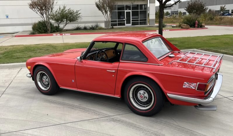 
								1974 Triumph TR6 Red full									