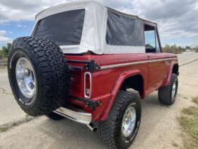 1972 Ford Bronco 4X4 Dark Red