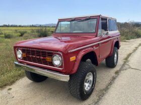 1972 Ford Bronco 4X4 Dark Red