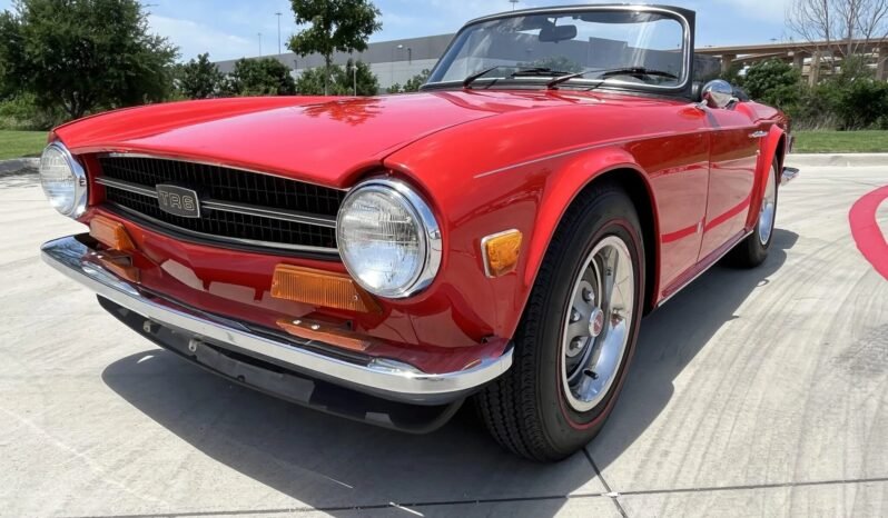 
								1974 Triumph TR6 Red full									