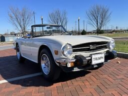 1975 Triumph TR6 White